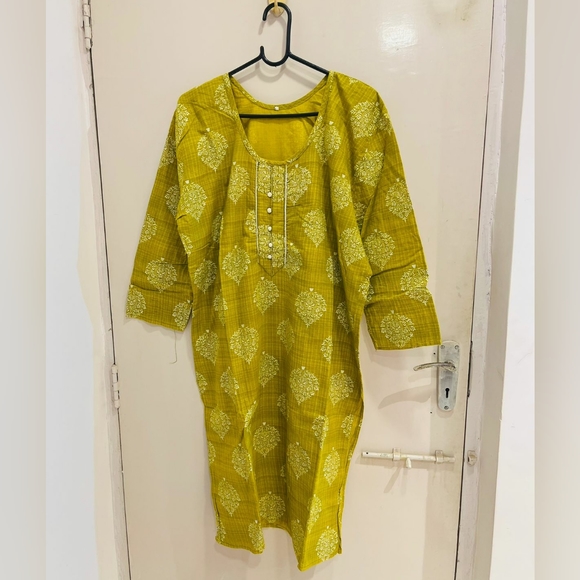Other - Yellow cotton kurti